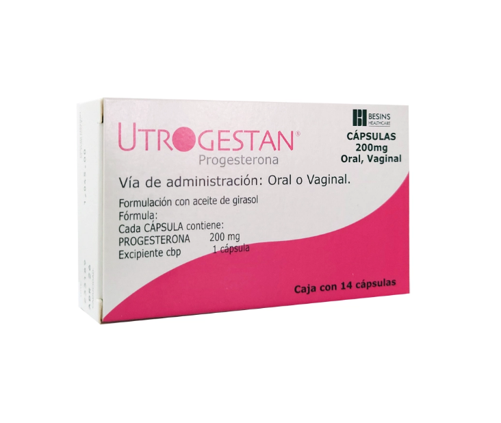 UTROGESTAN 200 MG PERLAS 14 495