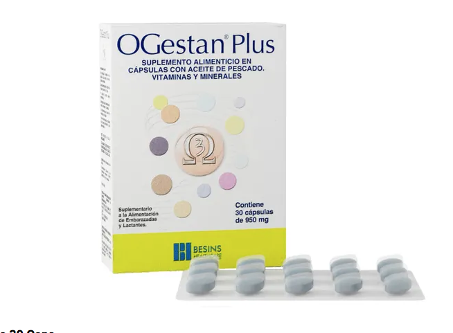 OGESTAN PLUS 950MG S ALIM 30 CAPS