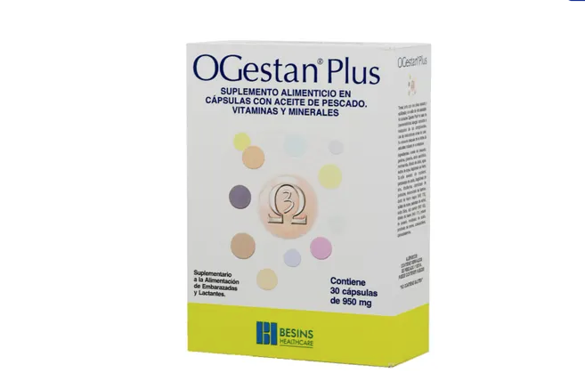 OGESTAN PLUS 950MG S ALIM 30 CAPS