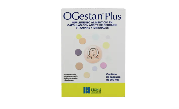 OGESTAN PLUS 950MG S ALIM 30 CAPS