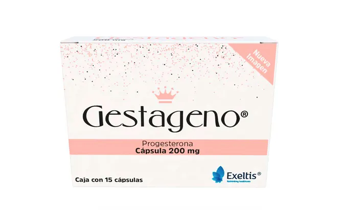 GESTAGENO 200 MG CAPS 15