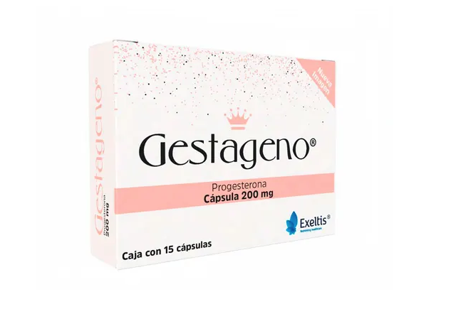 GESTAGENO 200 MG CAPS 15