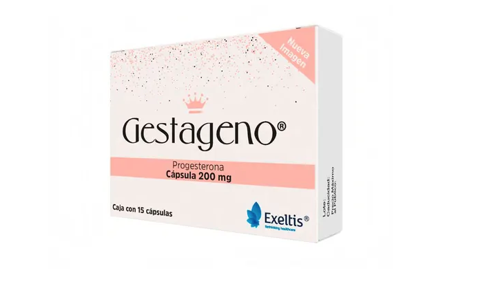 GESTAGENO 200 MG CAPS 15