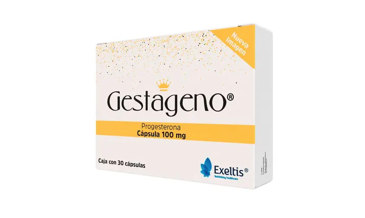 GESTAGENO 100 MG CAPS 30