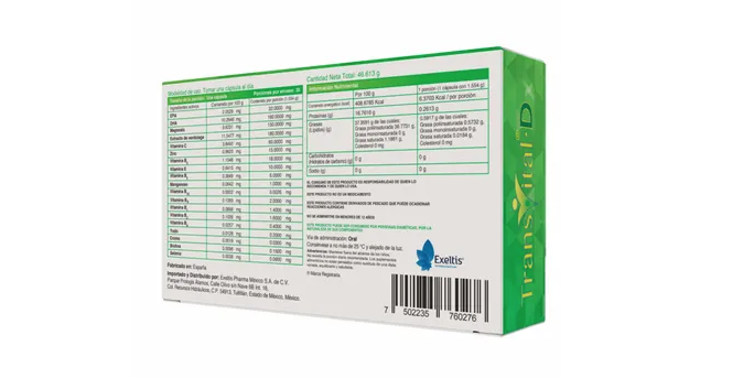 TRANSVITAL D SUPALIM 46.83G 30 CAPS