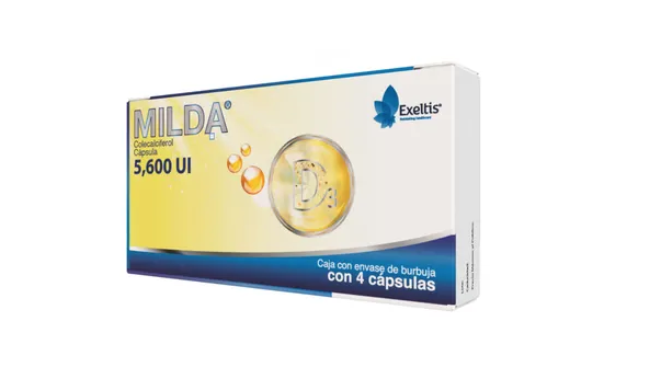 MILDA 5600 UI 4 CAPS