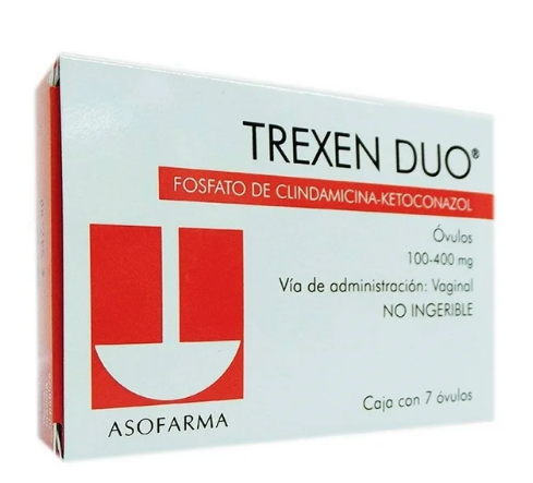 TREXEN DUO 100/400MG 7 OV