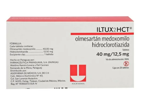 ILTUX2HCT 40/12.5MG 28 TAB