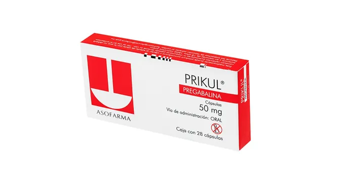 PRIKUL 50 MG 28 CAPS