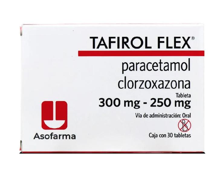TAFIROL FLEX 300/250 MG 30 TAB
