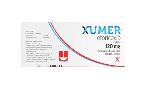 XUMER 120 MG 7 TAB