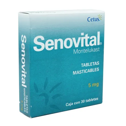 Senovital(Montelukast) 5mg con 30 tabs