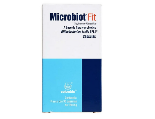 MICROBIOT FIT 180MG ORAL 30 CÁPSULAS