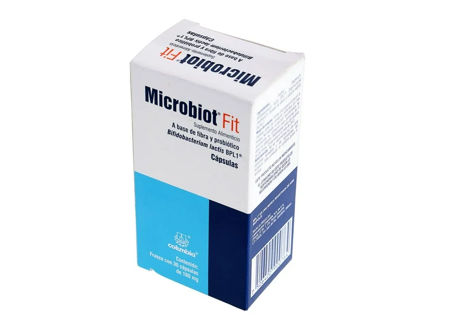 MICROBIOT FIT 180MG ORAL 30 CÁPSULAS