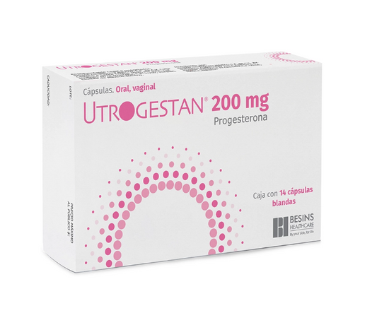 UTROGESTAN 200 MG PERLAS 14  495