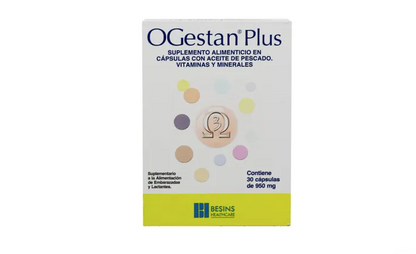 OGESTAN PLUS 950MG S ALIM 30 CAPS
