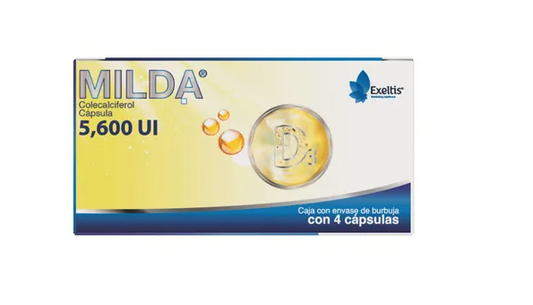 MILDA 5600 UI 4 CAPS
