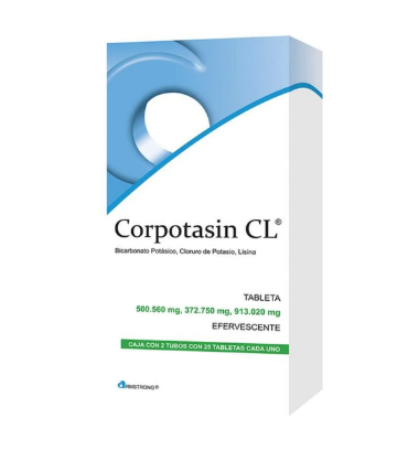 CORPOTASIN-CL NARANJA TAB 50