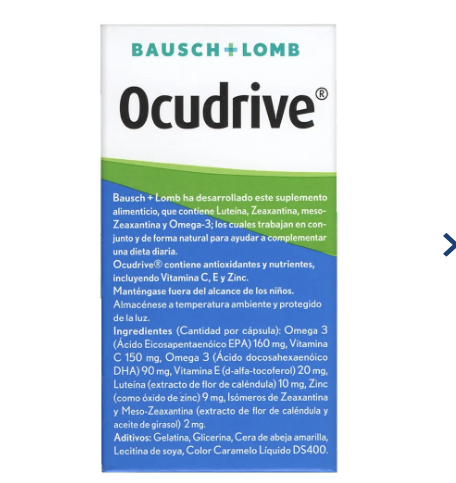 OCUDRIVE SUP ALIM 60 CAPS