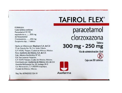 TAFIROL FLEX 300/250 MG 30 TAB