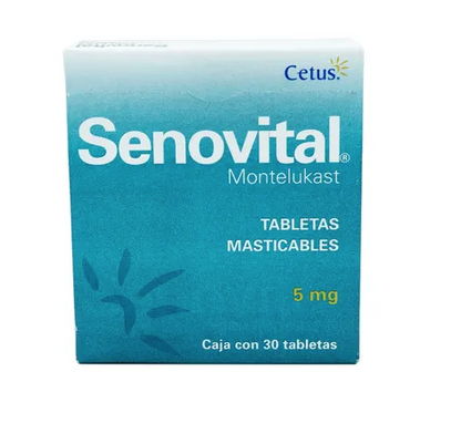 Senovital(Montelukast) 5mg con 30 tabs