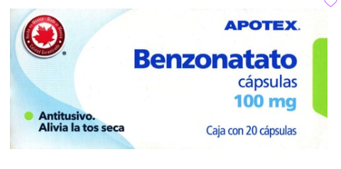 Benzonatato 100 mg caja con 20 caps