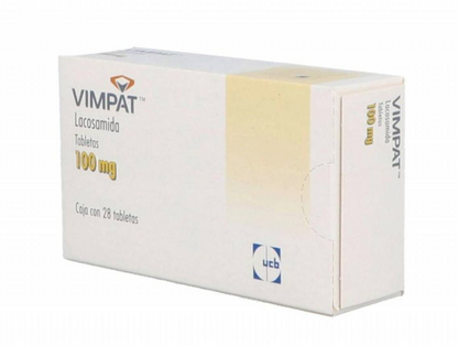 Vimpat 100 mg caja con 28 tabs