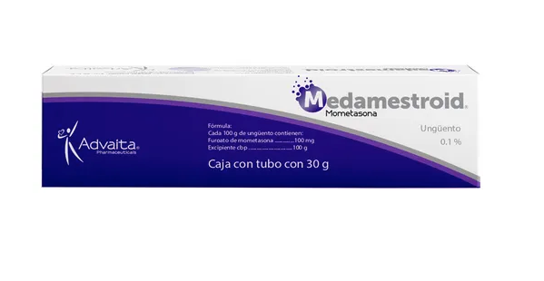 Medamestroid (Mometasona)  0.10% tubo con 30 g