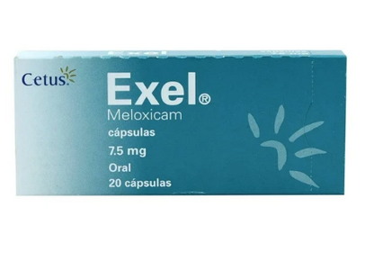 Exel (Meloxicam) 7.5 mg caja copn 20 caps