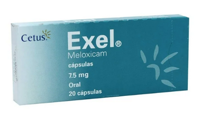 Exel (Meloxicam) 7.5 mg caja copn 20 caps