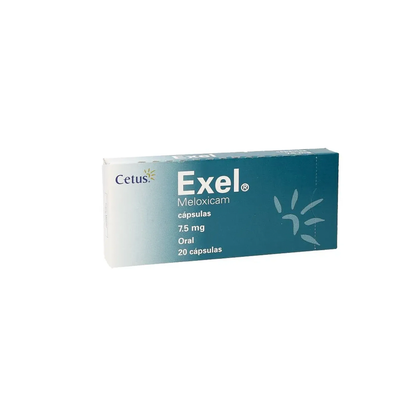 Exel (Meloxicam) 7.5 mg caja copn 20 caps